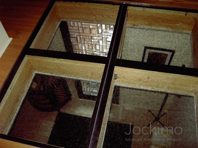 Aspen Glass Flooring from Above